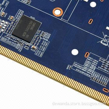 Double-sided PCB with golden finger